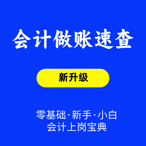 《会计做账速查》+全套做账讲义
